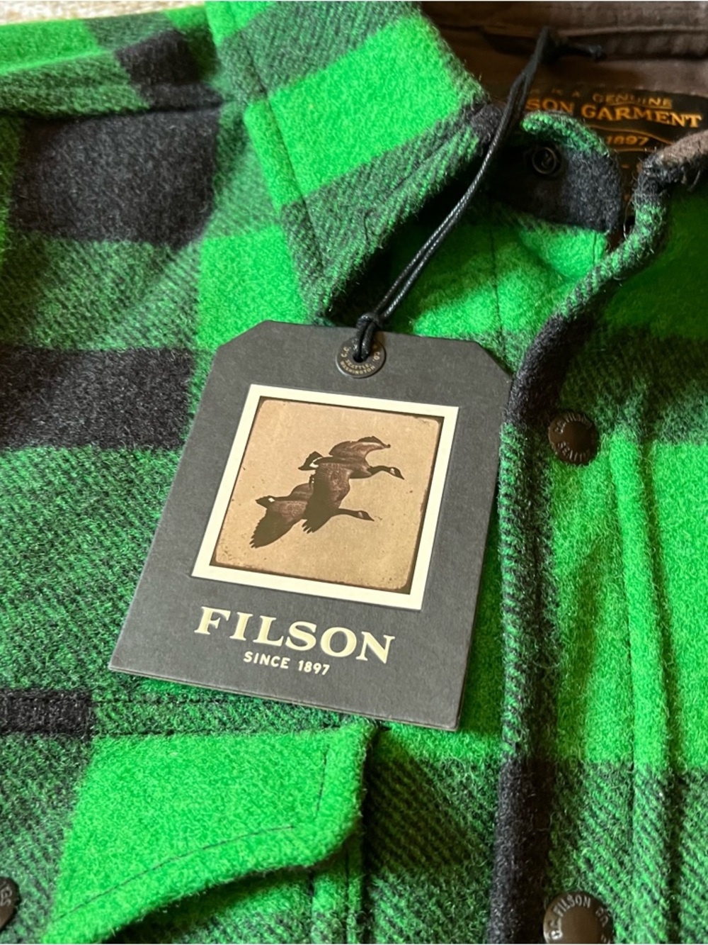 Filson "Acid Plaid" Mackinaw Wool Jac Shirt | Rare Limited Edition - Picture 16 of 16